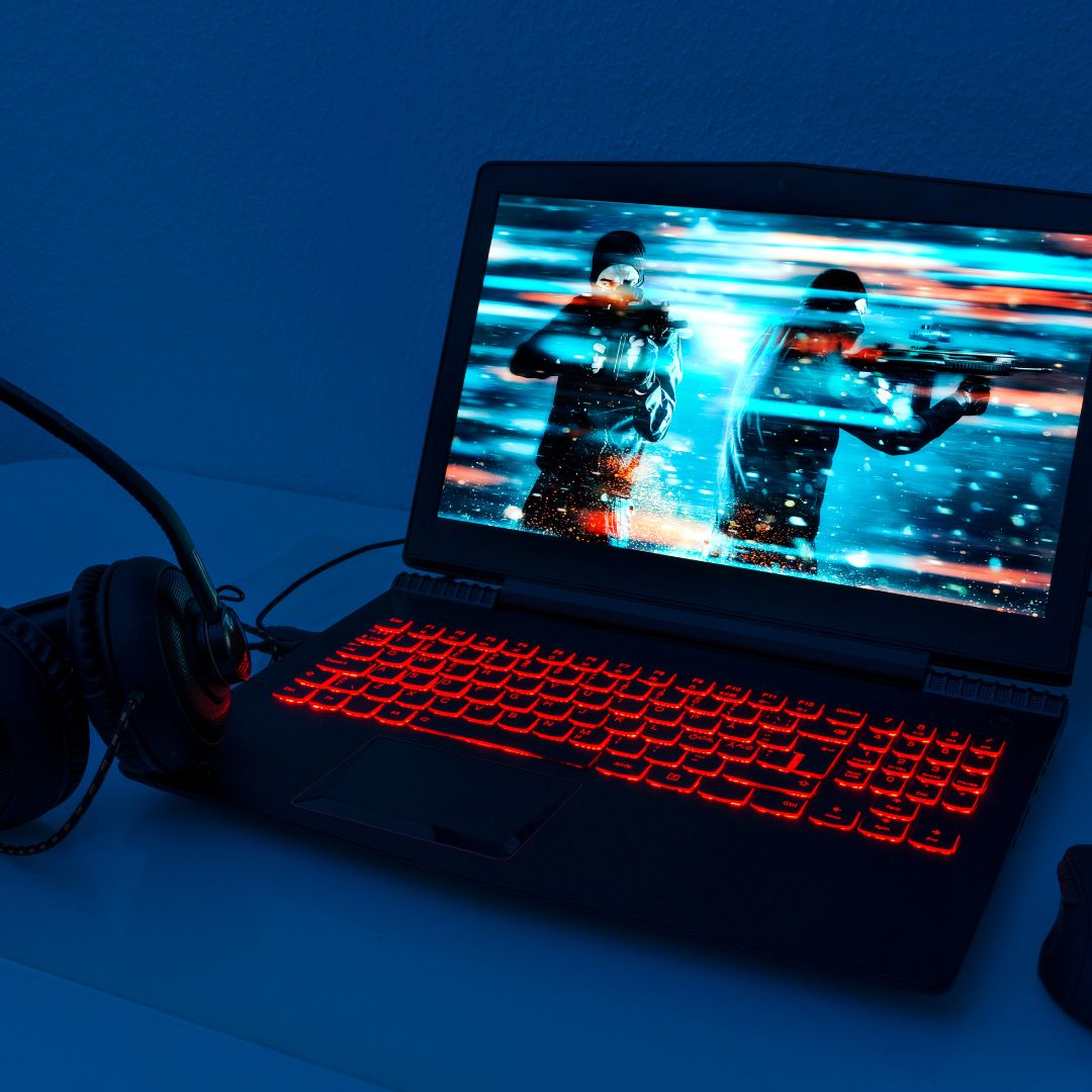 a gaming laptop